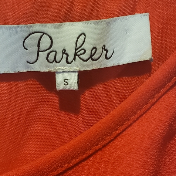 Parker Ronan Dress Spicy Coral Pink - Picture 4 of 9